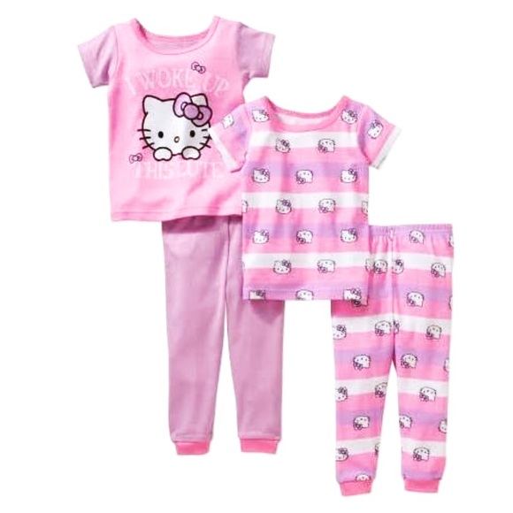 Hello Kitty Baby Girl's Cotton 4-Piece Set - Picture 1 of 1